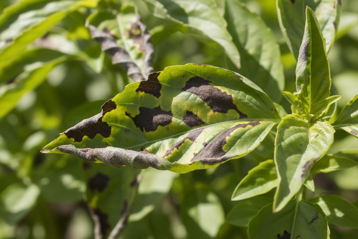 Marciumi radicali e gambo nero basilico: cause e soluzione efficace